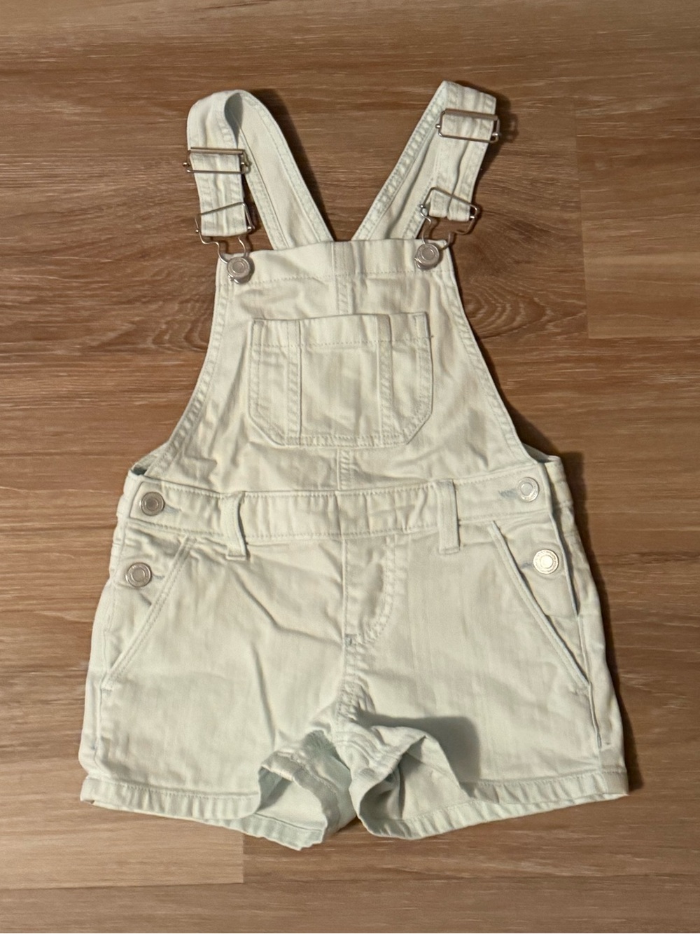 SO | Mint Green Short Overalls - Picture 1 of 4